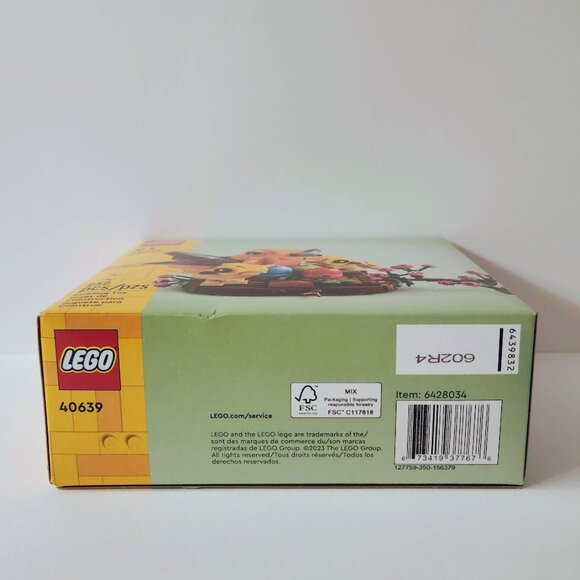 LEGO Bird’s Nest Building Toy Kit Easter Basket Filler Gift 40639 SPRING Decor 2 - Picture 5 of 8